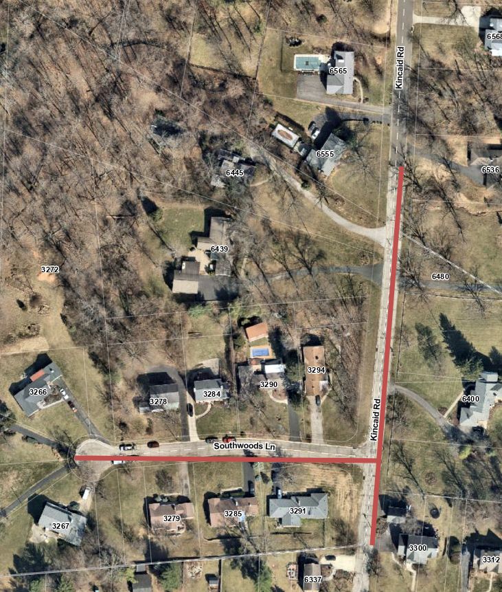 kincaid_and_southwoods_map_for_street_replacement - Copy